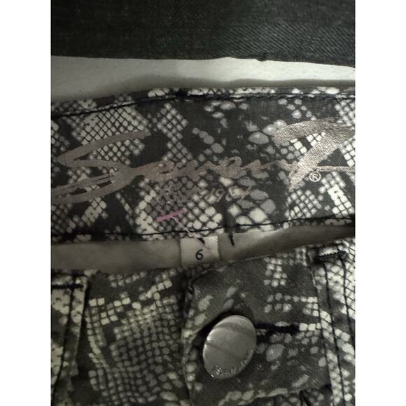 3 for 9 Seven7 Women's Pants Gray Size 6 Tummyless Skinny Jeans Snake High Rise - Picture 8 of 8